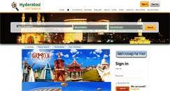 Desktop Screenshot of hyderabadcitysearch.com